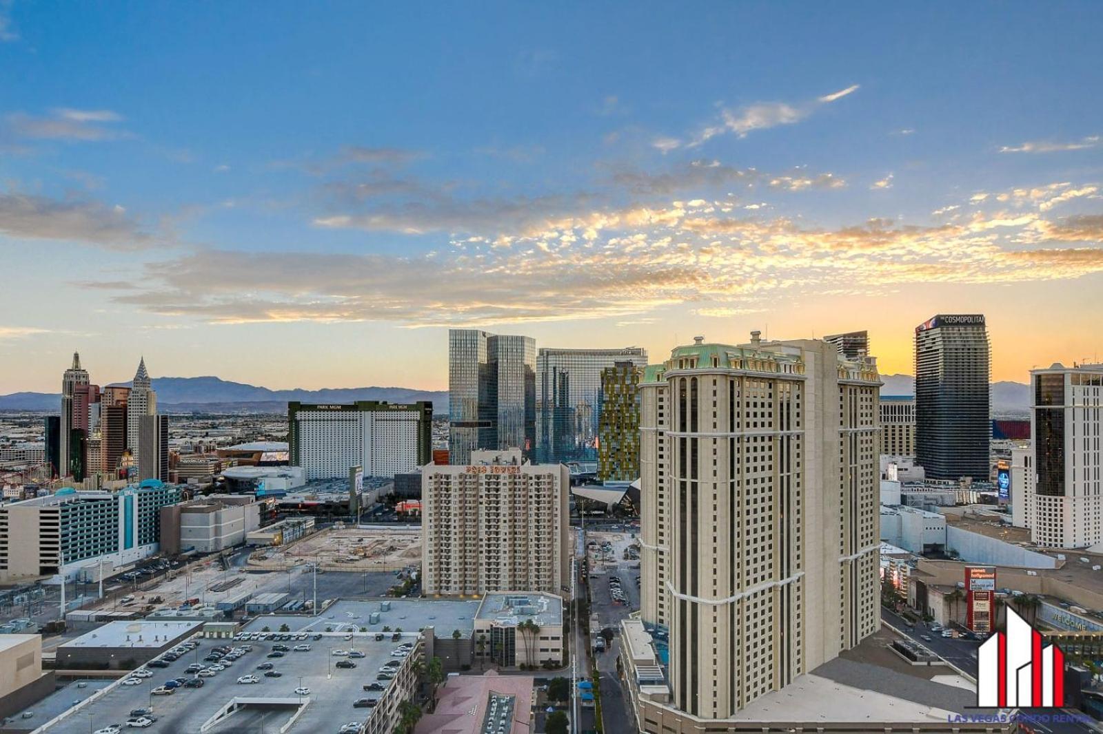 Mgm Signature-30-705 F1 Track & Strip View Balcony Las Vegas Luaran gambar