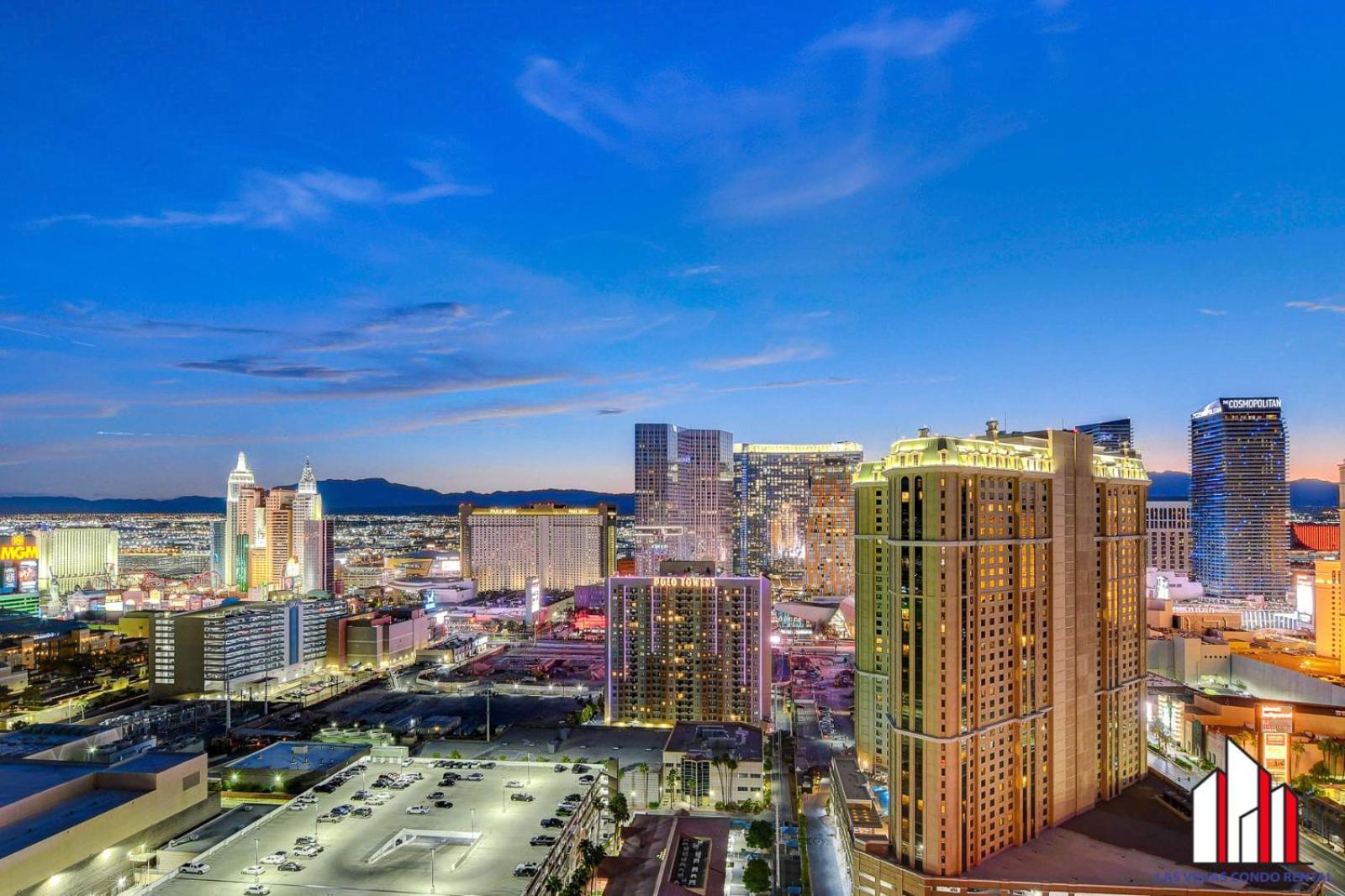 Mgm Signature-30-705 F1 Track & Strip View Balcony Las Vegas Luaran gambar